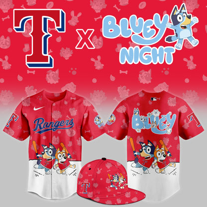 Texas Rangers 2025 Bluey Night Limited Jersey | YN24