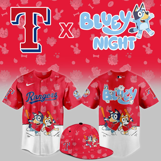 Texas Rangers 2025 Bluey Night Limited Jersey | YN24