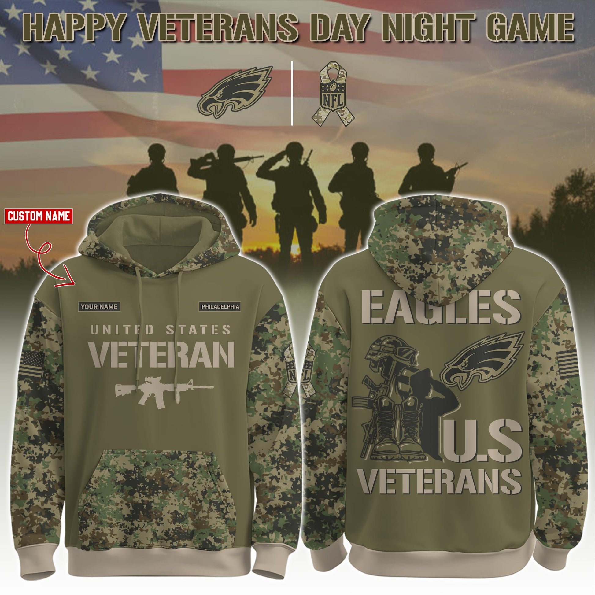 PHI-Veteran Day 2025 Hoodie Limited Edions