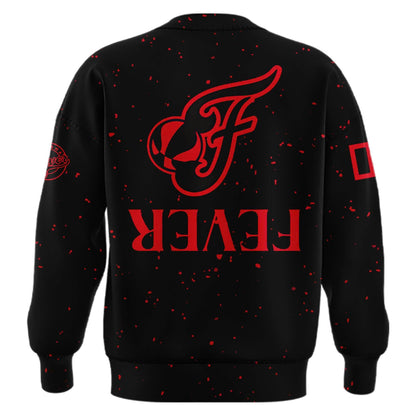 Indiana Fever Stranger Things Rebel Swingman Limited Edition Black Sweatshirt
