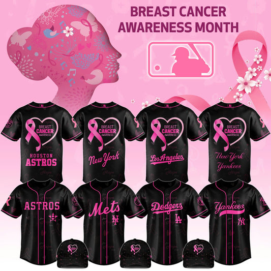 _ MLB x Breast Cancer Awareness Month Limited Edition Jersey 2025.